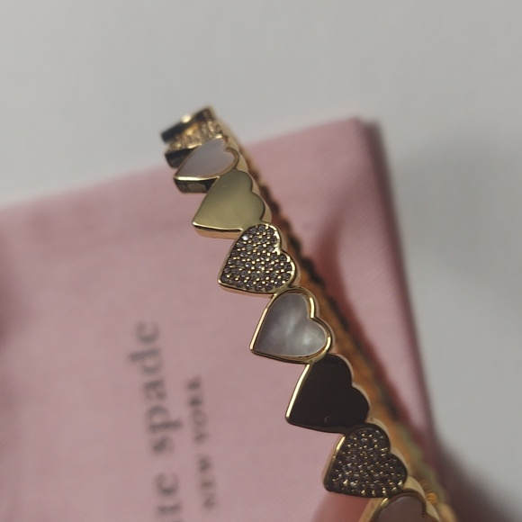 kate spade new york Take Heart Hinge Bangle Bracelet NWT - Picture 6 of 8